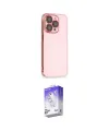 ieg™ iPhone 13 Pro Max Kılıf Siluet Minimal Özel Seri - Siyah Bilvis 5in1 3D Magic Cam Ekran Koruyucu