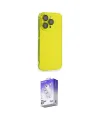 ieg™ iPhone 13 Pro Max Kılıf Siluet Minimal Özel Seri - Siyah Bilvis 5in1 3D Magic Cam Ekran Koruyucu