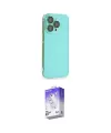 ieg™ iPhone 13 Pro Max Kılıf Siluet Minimal Özel Seri - Siyah Bilvis 5in1 3D Magic Cam Ekran Koruyucu