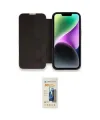 ieg™ iPhone 13 Pro Max Kılıf Siluet Minimal Serisi - Siyah 6D Mat Seramik Hayalet Nano Ekran Koruyucu