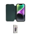ieg™ iPhone 13 Pro Max Kılıf Siluet Minimal Serisi - Siyah Bilvis 3D Cam Ekran Koruyucu