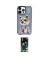 ieg™ iPhone 13 Pro Max Kılıf Siluet Modern Özel Seri - Şeffaf 360 Full Body Arka Koruyucu