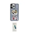 ieg™ iPhone 13 Pro Max Kılıf Siluet Modern Özel Seri - Şeffaf Pasifik Cam Ekran Koruyucu