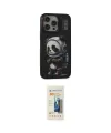 ieg™ iPhone 13 Pro Max Kılıf Siluet Modern Özel Seri - Siyah 6D Mat Seramik Hayalet Nano Ekran Koruyucu