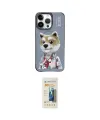 ieg™ iPhone 13 Pro Max Kılıf Siluet Modern Özel Seri - Siyah 6D Mat Seramik Hayalet Nano Ekran Koruyucu