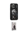 ieg™ iPhone 13 Pro Max Kılıf Siluet Modern Özel Seri - Siyah Bilvis Hayalet Cam Ekran Koruyucu