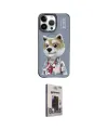 ieg™ iPhone 13 Pro Max Kılıf Siluet Modern Özel Seri - Siyah Bilvis Hayalet Cam Ekran Koruyucu