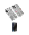ieg™ iPhone 13 Pro Max Kılıf Ufuk Doku Prime - Siyah 3D Antistatik Hayalet Cam Ekran Koruyucu