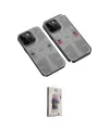 ieg™ iPhone 13 Pro Max Kılıf Ufuk Doku Prime - Siyah Bilvis 3D Cam Ekran Koruyucu