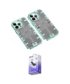 ieg™ iPhone 13 Pro Max Kılıf Ufuk Doku Prime - Siyah Bilvis 5in1 5D Magic Hayalet Cam Ekran Koruyucu