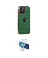 ieg™ iPhone 13 Pro Max Kılıf Ufuk Form Prime - Siyah 3D Antistatik Cam Ekran Koruyucu