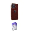 ieg™ iPhone 13 Pro Max Kılıf Ufuk Form Prime - Siyah Bilvis 5in1 3D Magic Cam Ekran Koruyucu