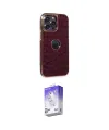 ieg™ iPhone 13 Pro Max Kılıf Ufuk Form Prime - Siyah Bilvis 5in1 3D Magic Cam Ekran Koruyucu