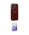 ieg™ iPhone 13 Pro Max Kılıf Ufuk Form Prime - Siyah Bilvis 5in1 5D Magic Hayalet Cam Ekran Koruyucu