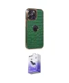 ieg™ iPhone 13 Pro Max Kılıf Ufuk Form Prime - Siyah Bilvis 5in1 5D Magic Hayalet Cam Ekran Koruyucu