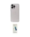 ieg™ iPhone 13 Pro Max Kılıf Ufuk Minimal Özel Seri - Şeffaf Pasifik Cam Ekran Koruyucu