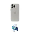 ieg™ iPhone 13 Pro Max Kılıf Ufuk Minimal Özel Seri - Siyah 3D Antistatik Cam Ekran Koruyucu