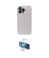 ieg™ iPhone 13 Pro Max Kılıf Ufuk Minimal Özel Seri - Siyah 3D Antistatik Cam Ekran Koruyucu
