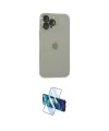 ieg™ iPhone 13 Pro Max Kılıf Ufuk Minimal Özel Seri - Siyah 3D Antistatik Cam Ekran Koruyucu