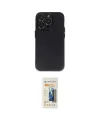 ieg™ iPhone 13 Pro Max Kılıf Ufuk Minimal Özel Seri - Siyah 6D Mat Seramik Hayalet Nano Ekran Koruyucu