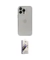 ieg™ iPhone 13 Pro Max Kılıf Ufuk Minimal Özel Seri - Siyah Bilvis 3D Mat Cam Ekran Koruyucu