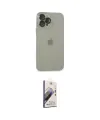 ieg™ iPhone 13 Pro Max Kılıf Ufuk Minimal Özel Seri - Siyah Bilvis 3D Mat Cam Ekran Koruyucu