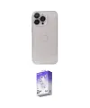 ieg™ iPhone 13 Pro Max Kılıf Ufuk Minimal Özel Seri - Siyah Bilvis 5in1 3D Magic Cam Ekran Koruyucu