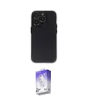 ieg™ iPhone 13 Pro Max Kılıf Ufuk Minimal Özel Seri - Siyah Bilvis 5in1 3D Magic Cam Ekran Koruyucu