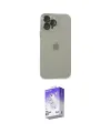 ieg™ iPhone 13 Pro Max Kılıf Ufuk Minimal Özel Seri - Siyah Bilvis 5in1 3D Magic Cam Ekran Koruyucu