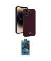 ieg™ iPhone 13 Pro Max Kılıf Vadi Çizgi Prime - Siyah 18D Cam Ekran Koruyucu