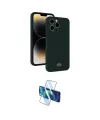 ieg™ iPhone 13 Pro Max Kılıf Vadi Çizgi Prime - Siyah 3D Antistatik Cam Ekran Koruyucu