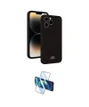 ieg™ iPhone 13 Pro Max Kılıf Vadi Çizgi Prime - Siyah 3D Antistatik Cam Ekran Koruyucu