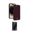 ieg™ iPhone 13 Pro Max Kılıf Vadi Çizgi Prime - Siyah 3D Antistatik Hayalet Cam Ekran Koruyucu
