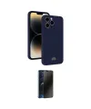 ieg™ iPhone 13 Pro Max Kılıf Vadi Çizgi Prime - Siyah 3D Antistatik Hayalet Cam Ekran Koruyucu