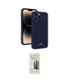 ieg™ iPhone 13 Pro Max Kılıf Vadi Çizgi Prime - Siyah 6D Mat Seramik Hayalet Nano Ekran Koruyucu