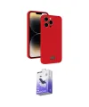 ieg™ iPhone 13 Pro Max Kılıf Vadi Çizgi Prime - Siyah Bilvis 5in1 5D Magic Hayalet Cam Ekran Koruyucu