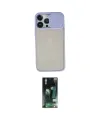 ieg™ iPhone 13 Pro Max Kılıf Vadi Çizgi - Şeffaf 360 Full Body Arka Koruyucu