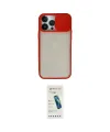 ieg™ iPhone 13 Pro Max Kılıf Vadi Çizgi - Şeffaf Pasifik Cam Ekran Koruyucu