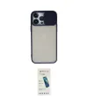 ieg™ iPhone 13 Pro Max Kılıf Vadi Çizgi - Şeffaf Pasifik Cam Ekran Koruyucu
