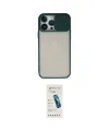 ieg™ iPhone 13 Pro Max Kılıf Vadi Çizgi - Şeffaf Pasifik Cam Ekran Koruyucu