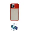ieg™ iPhone 13 Pro Max Kılıf Vadi Çizgi - Siyah 3D Antistatik Cam Ekran Koruyucu