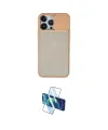 ieg™ iPhone 13 Pro Max Kılıf Vadi Çizgi - Siyah 3D Antistatik Cam Ekran Koruyucu