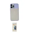 ieg™ iPhone 13 Pro Max Kılıf Vadi Çizgi - Siyah 6D Mat Seramik Hayalet Nano Ekran Koruyucu