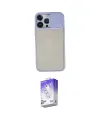 ieg™ iPhone 13 Pro Max Kılıf Vadi Çizgi - Siyah Bilvis 5in1 3D Magic Cam Ekran Koruyucu