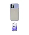 ieg™ iPhone 13 Pro Max Kılıf Vadi Çizgi - Siyah Bilvis 5in1 5D Magic Hayalet Cam Ekran Koruyucu