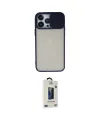 ieg™ iPhone 13 Pro Max Kılıf Vadi Çizgi - Siyah Bilvis Hayalet Cam Ekran Koruyucu