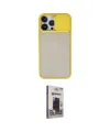 ieg™ iPhone 13 Pro Max Kılıf Vadi Çizgi - Siyah Bilvis Hayalet Cam Ekran Koruyucu