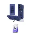 ieg™ iPhone 13 Pro Max Kılıf Vadi Form Prime - Siyah Bilvis 5in1 5D Magic Hayalet Cam Ekran Koruyucu