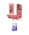 ieg™ iPhone 13 Pro Max Kılıf Vadi Form Prime - Siyah Bilvis 5in1 5D Magic Hayalet Cam Ekran Koruyucu
