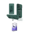 ieg™ iPhone 13 Pro Max Kılıf Vadi Form Prime - Siyah Bilvis 5in1 5D Magic Hayalet Cam Ekran Koruyucu